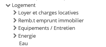 affichage de Liste de catégories logement condensé 2ème niveau 